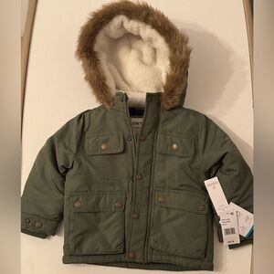 Carter's Green Jacket with Warm Features